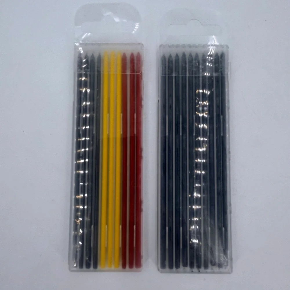 OX Tuff Carbon Marking Pencil Refills 10-Pack Multicolor New lot of 2